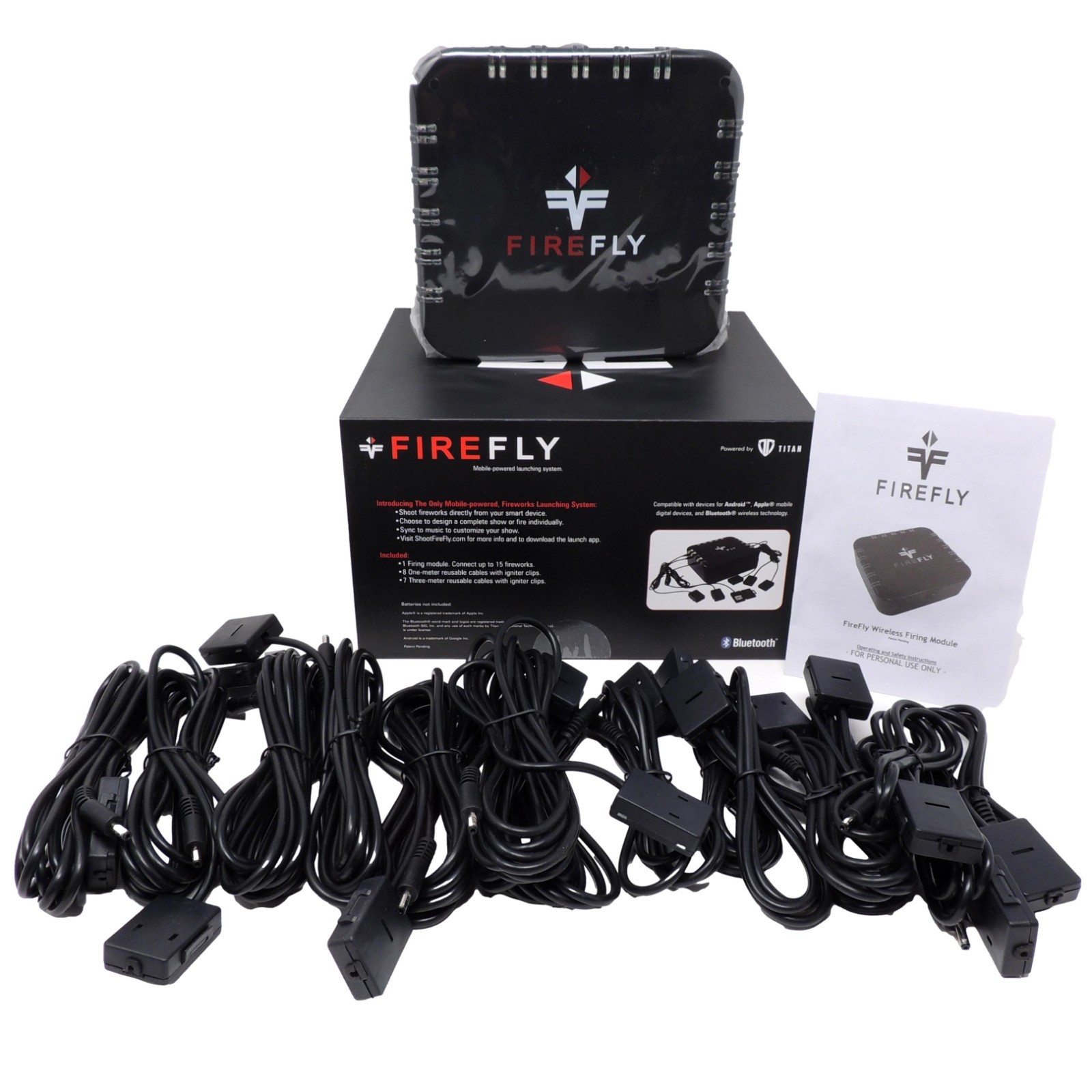 TITAN FIREFLY BLUETOOTH MOBILE FIREWORK LAUNCH SYSTEM NEW SEALED BOX LOT OF 2