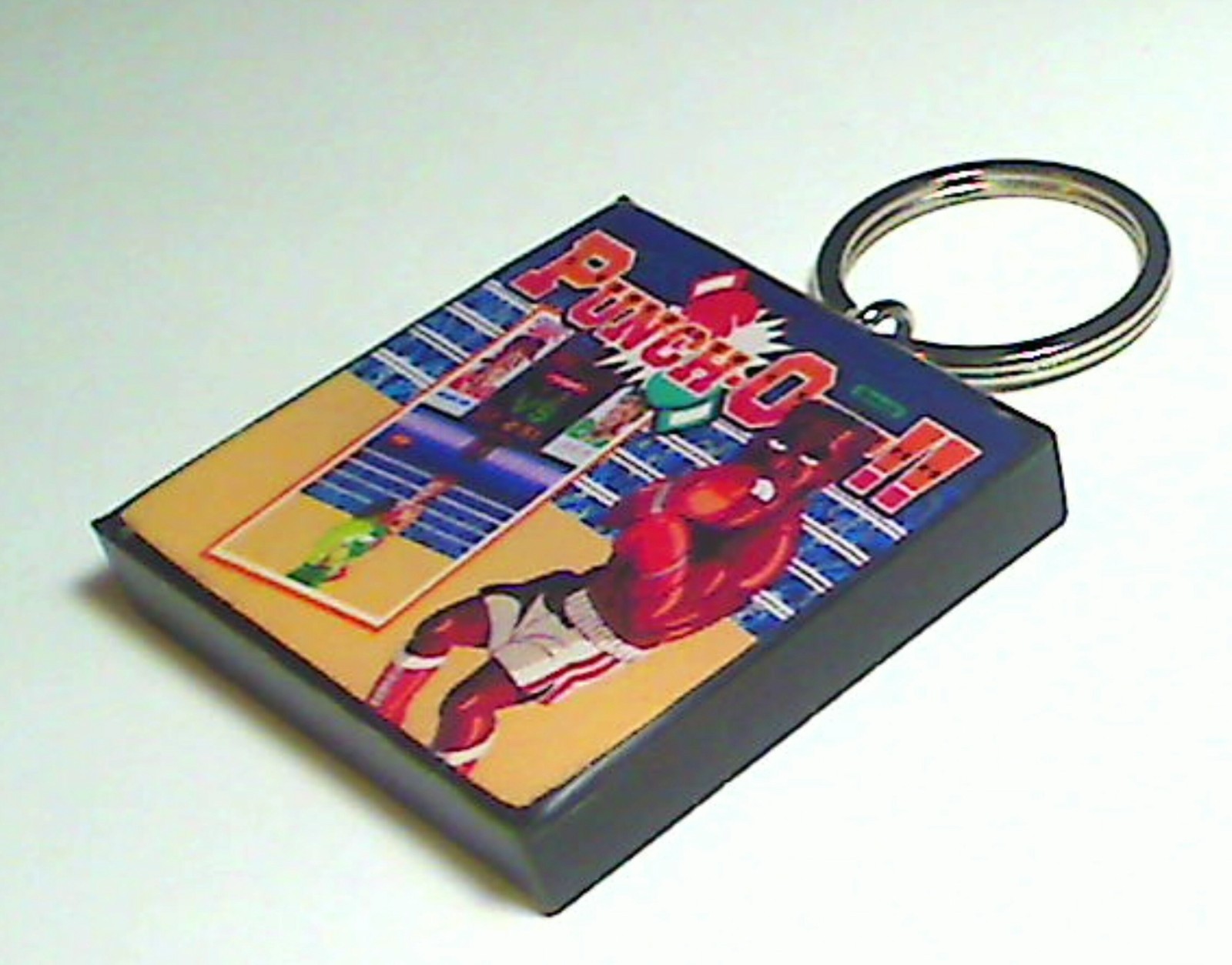 Punch-Out Arcade Coin Door accessory Keychain