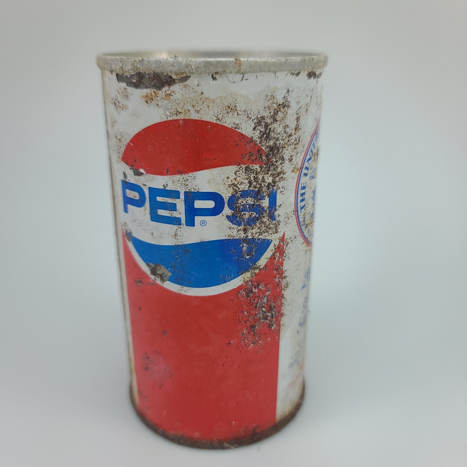 Pepsi-Cola Pull Tab Soda Can Bicentennial 1976 Eagle Logo Steel