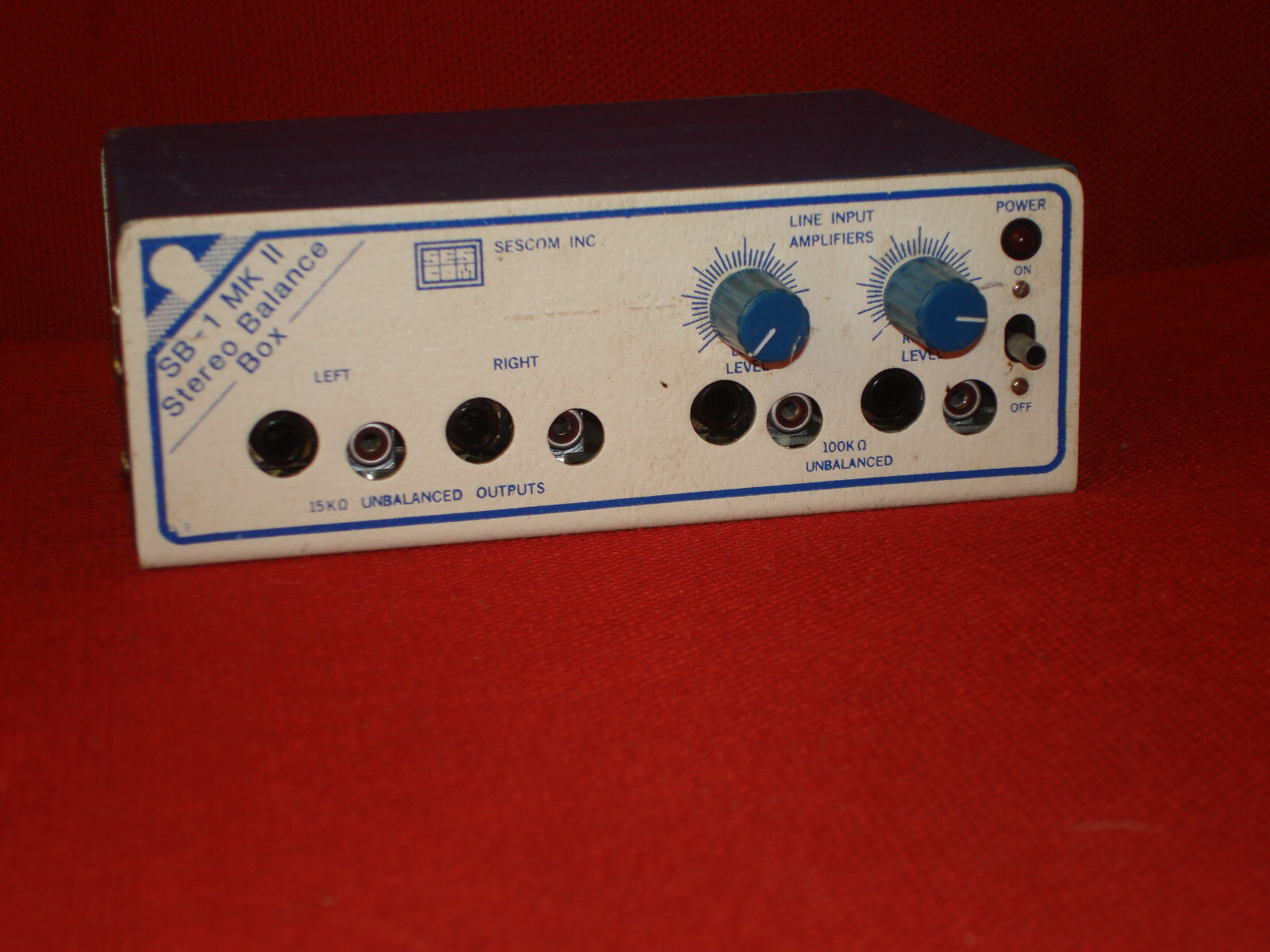 Sescom SB-1 MK 11 Stereo Balance Box!!!