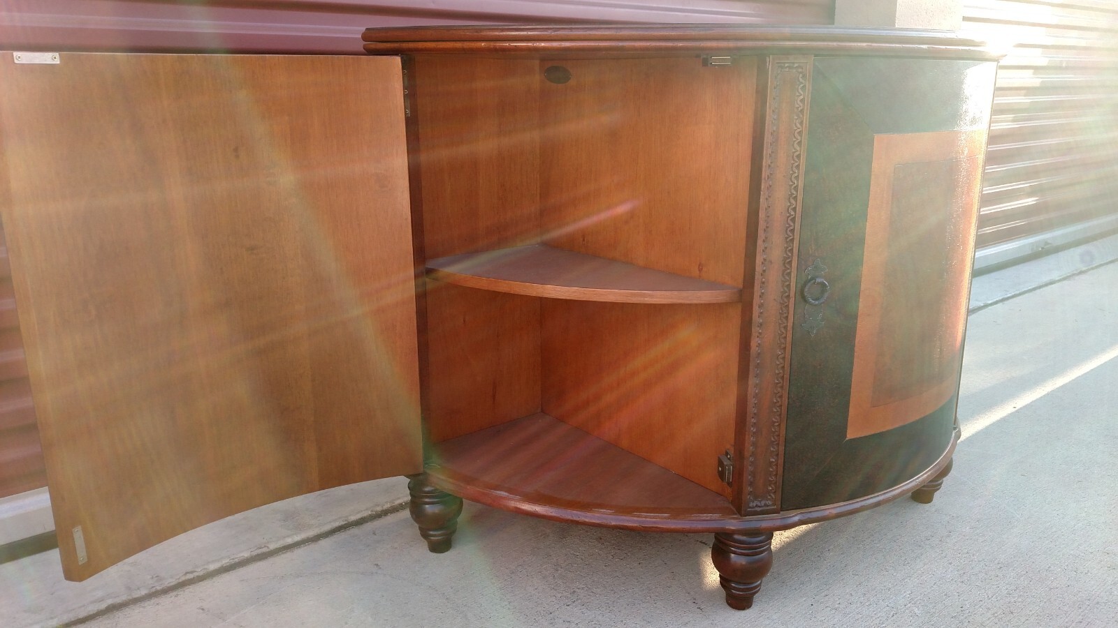 South Cone Monaco Half-Moon Leather Chest