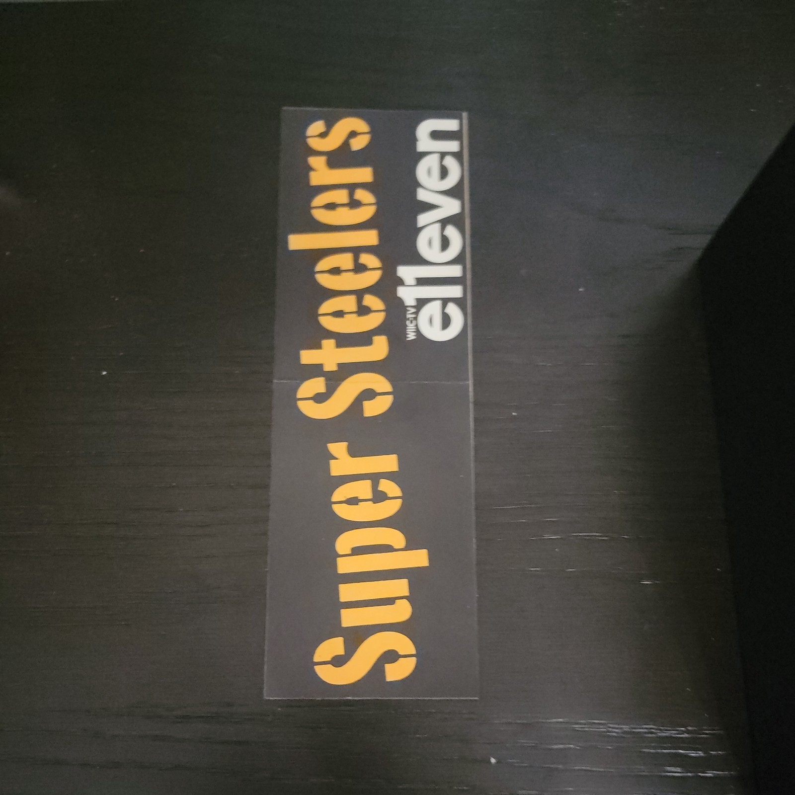 Vintage Pittsburgh Steelers Football TV 11 Sports Sticker