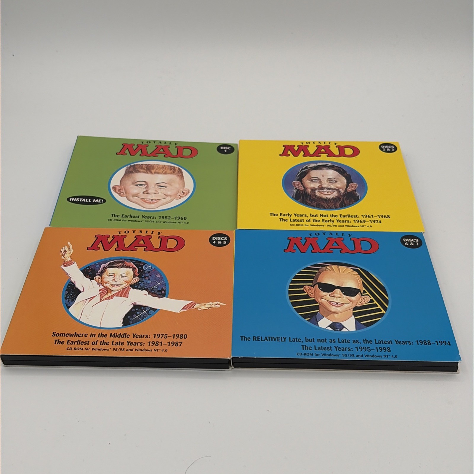 Totally MAD CD-ROM 1952 - 1998, 7 CD-Rom Collection Untested