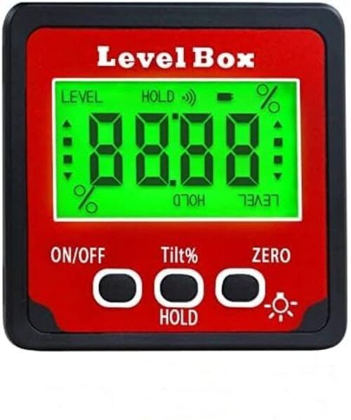 Digital Inclinometer, Magnetic Angle Finder Gauge with Relative Absolute Angle