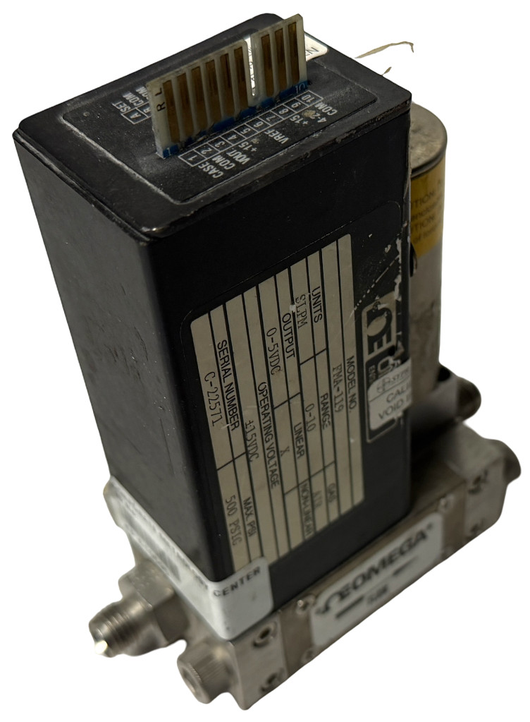 Omega Engineering FMA-119 Mass Flow Controller 0-10 SLPM 0-5VDC Output 500 PSIG
