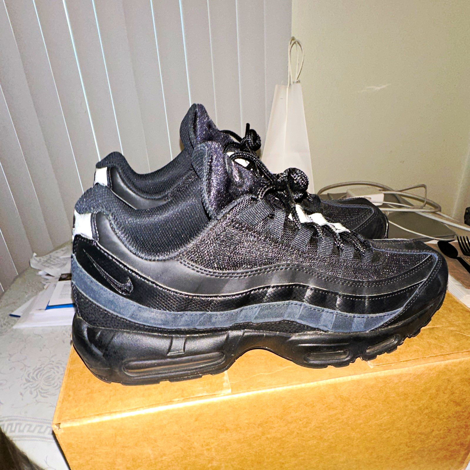 Nike Air Max 95 Men's Black/Black/Anthracite/Black Size 11 Brand New
