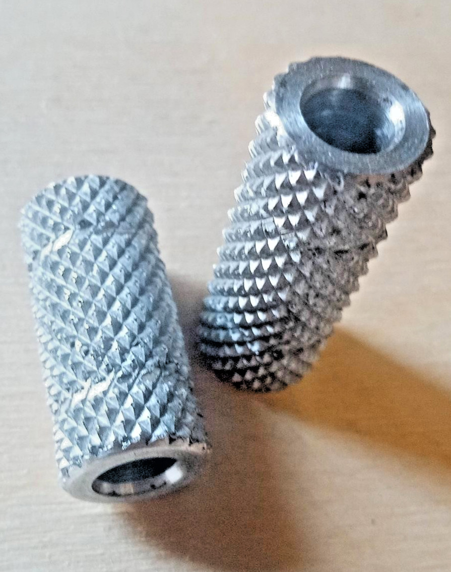 Custom Trim-to-Fit Aluminum Bedding Pillars CNC Machined Knurled Gunsmith Stock