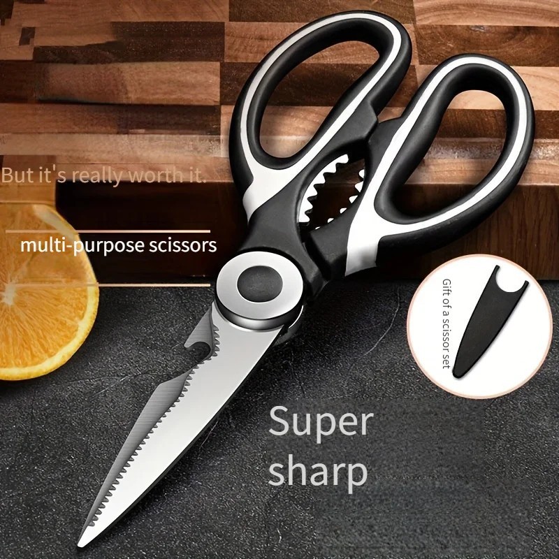 Heavy Duty Kitchen Shears Scissors Stainless Steel Multipurpose Ultra Sharp New