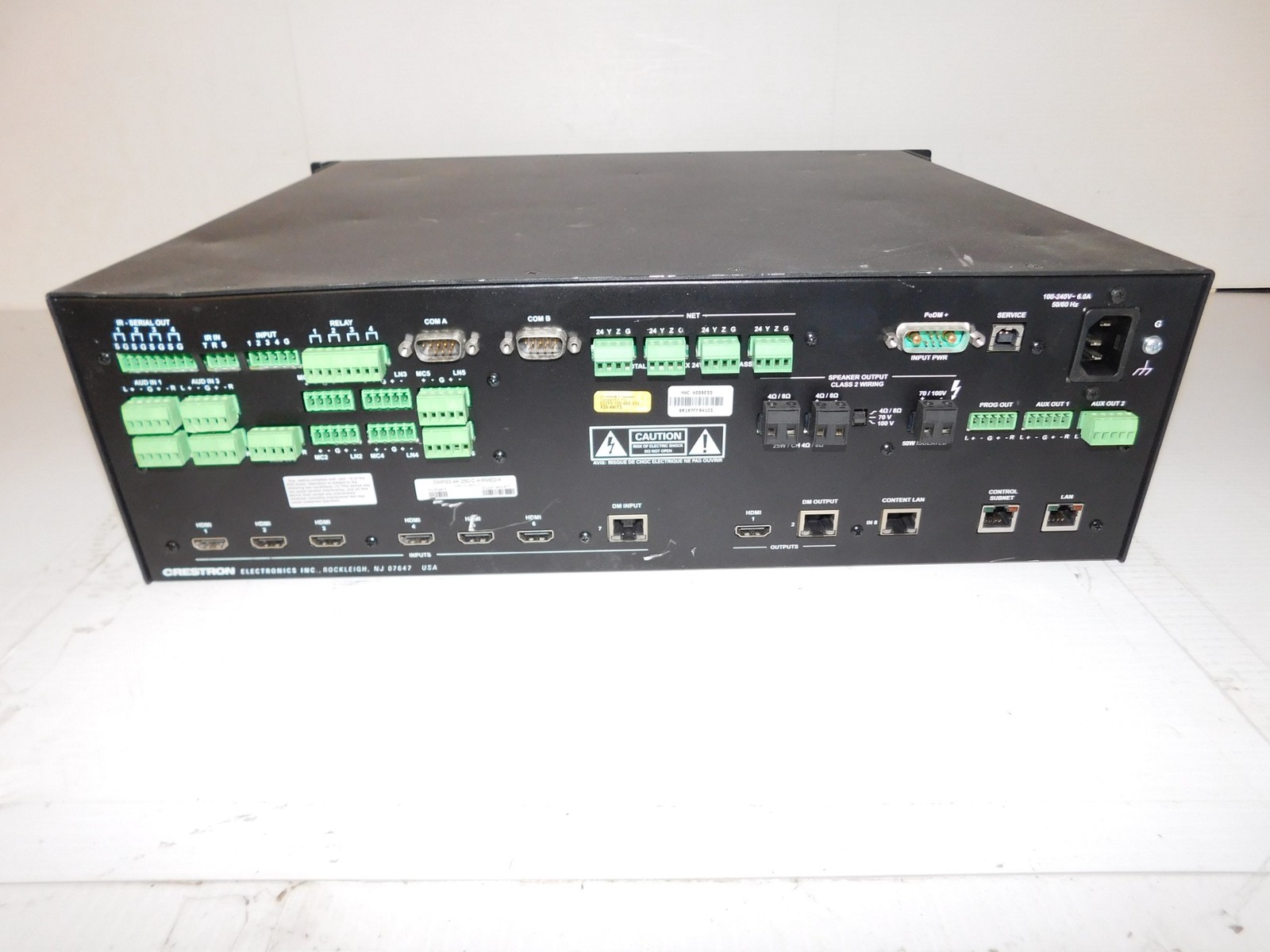 ^^ CRESTRON 4K DIGITAL MEDIA PRESENTATION SYSTEM MODEL DMPS3-4K-250-C (PLM80)