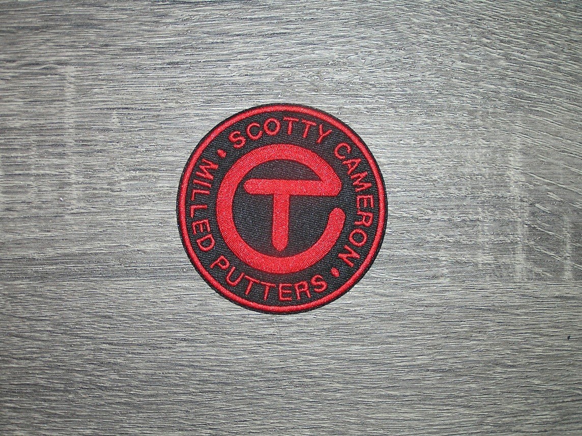 Pro Golf Black/Red Embroidered Iron On Patch 2.75" x 2.75"