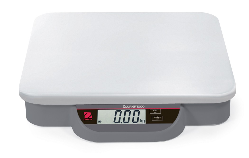 Ohaus i-C12P9 Courier 1000 Shipping Scale, 20 lb x 0.01 lb, 11 in x 12.4 in