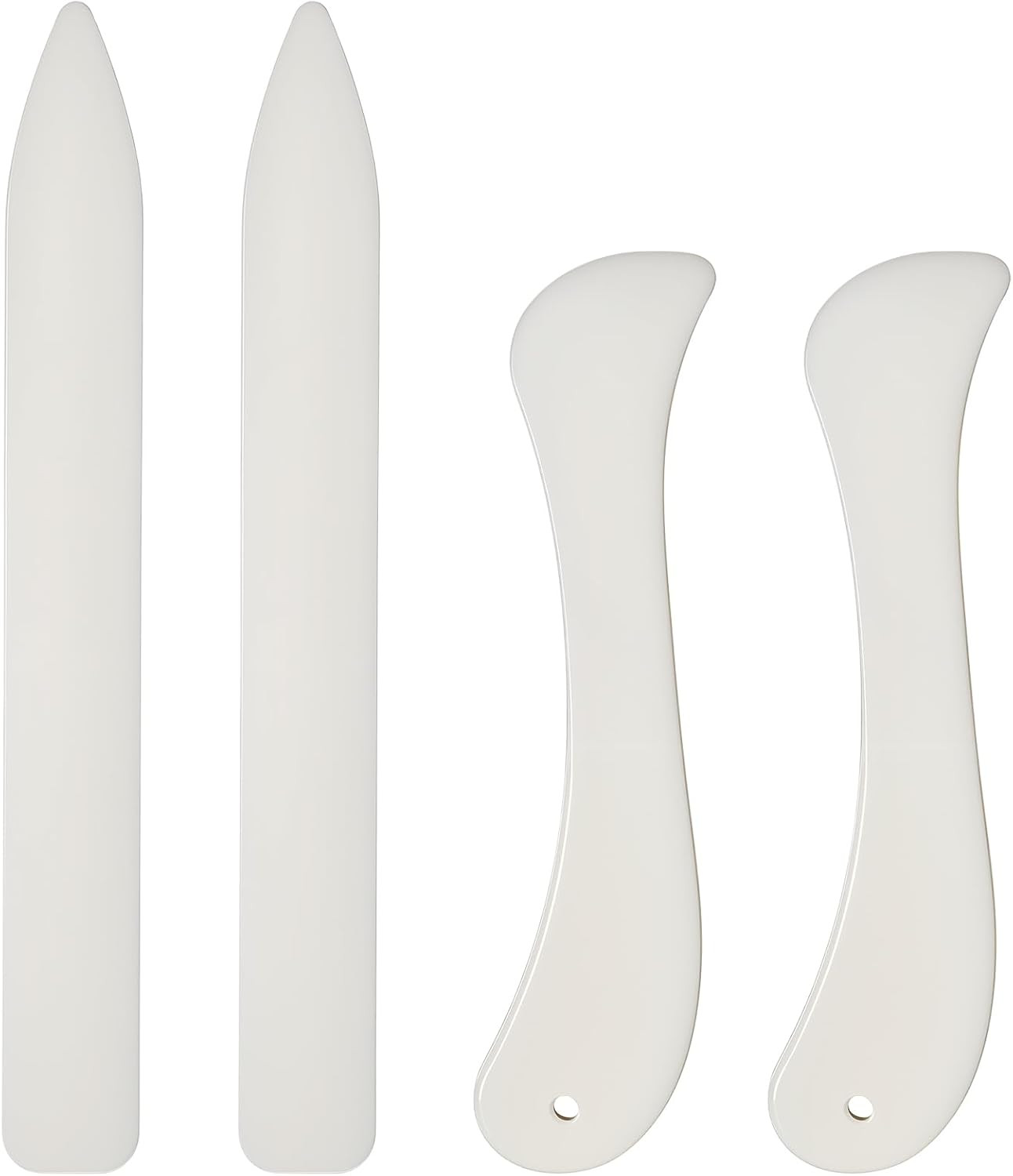 4 Pcs Bone Folders, Crease Makers Scoring Tool Creaser Set Folding Scoring Burni