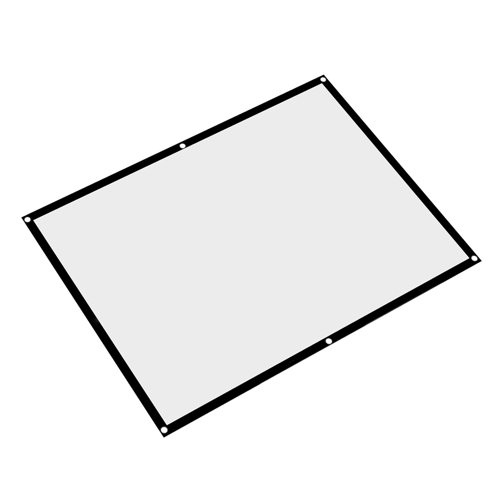 Portable Foldable Noncrease White Projection Screen 4:3 For Outdoor Camping