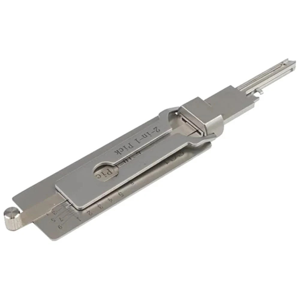 Key Decoder 2 In 1 Portable Lock Picking Set with Hook and Pickup Tool Essential