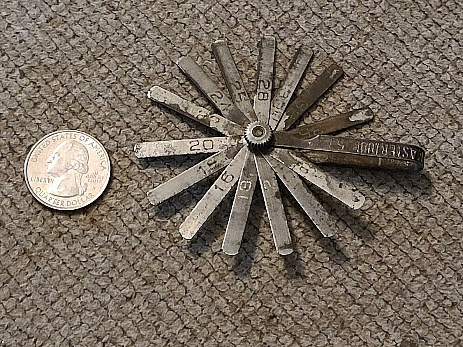 Mastertool 514 Filler Gap Gauge Spark Plug Tool Set Keychain