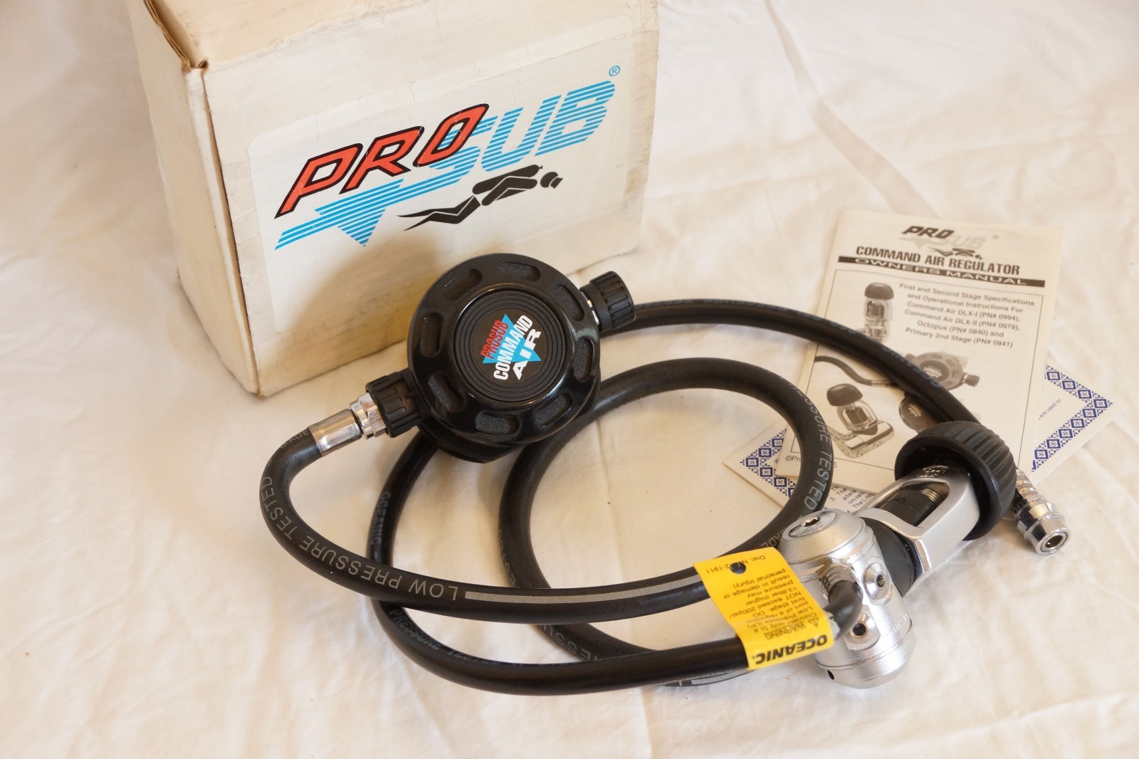 New Vintage ProSub Scuba Air Regulator DLX IV COMPACT COMMAND Air
