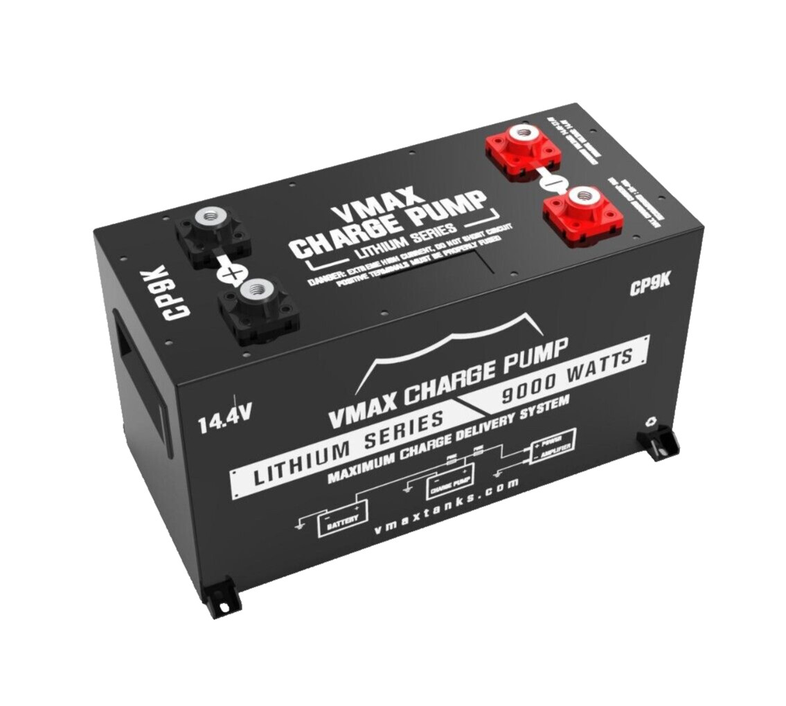 VCP9K 9000W Lithium Charge Pump Battery for Car Audio Amplifier Hi Power System