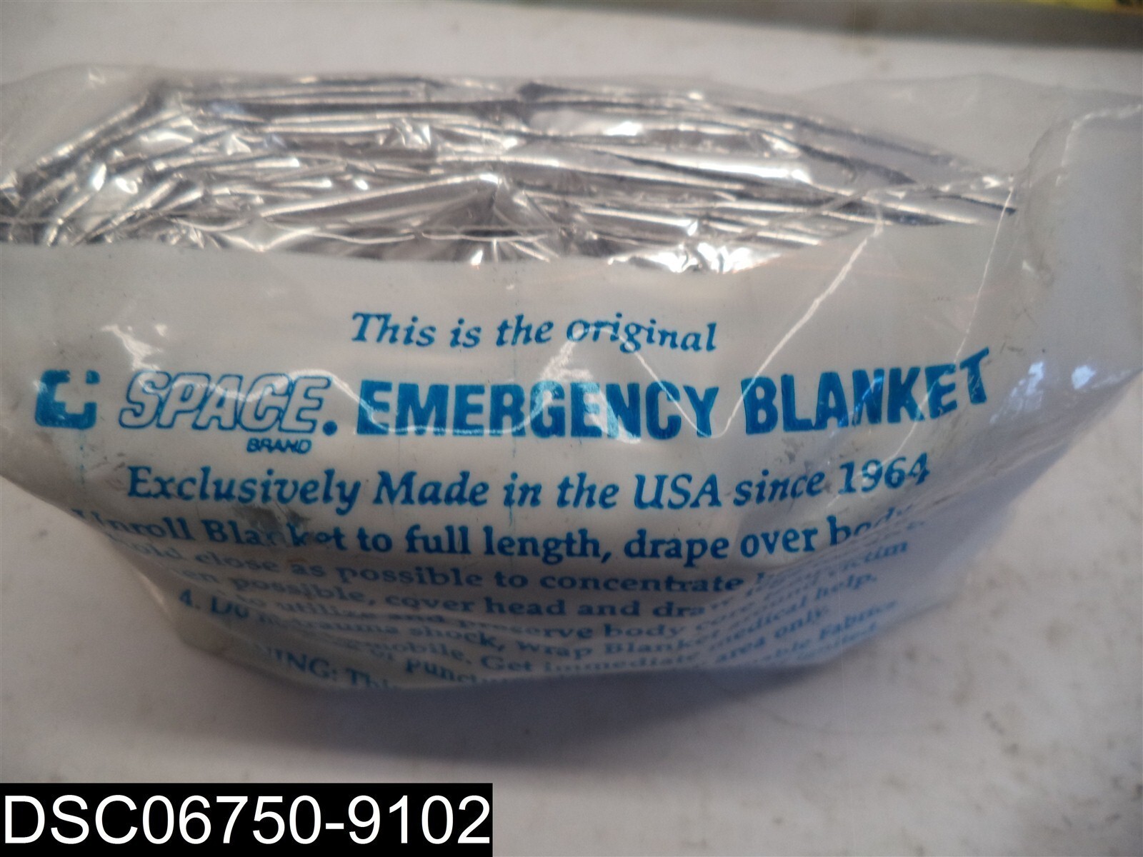 1220702: MPI Outdoors Space Brand Emergency Blanket