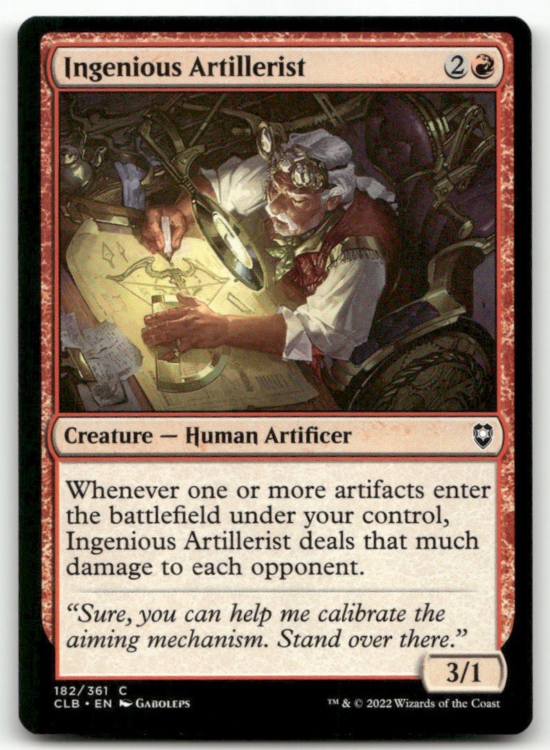 Ingenious Artillerist Baldur's Gate MTG NM