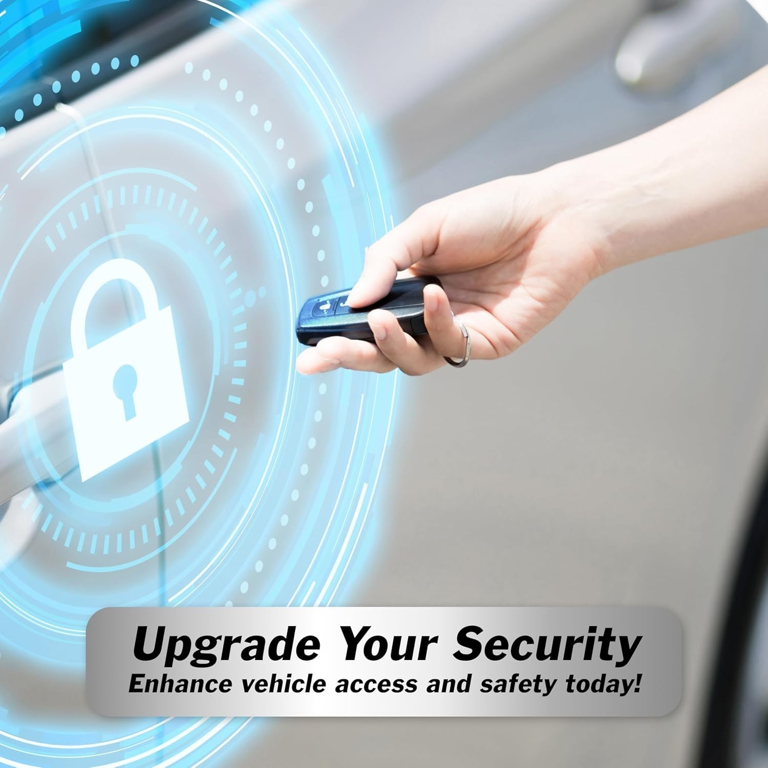 2-Button Remote Keyless Entry System with Visual Lock Confirmation & Actuators