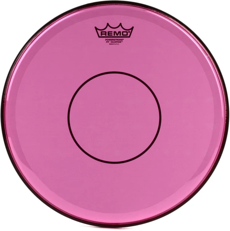 Remo Powerstroke 77 Colortone Snare Drumhead - 14" - Pink