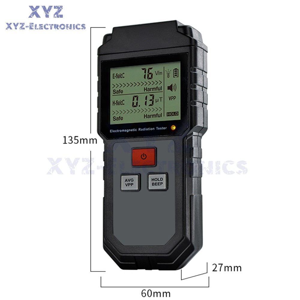 ET825 Electromagnetic Field Radiation Detector Tester EMF Meter Dosimeter Meter