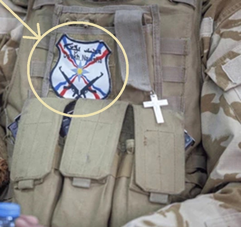SYRIA NORTHERN IRAQ ANTI-DAESH vêlkrö INSIGNIA: DWEKH NAWSHA (self-sacrificing)