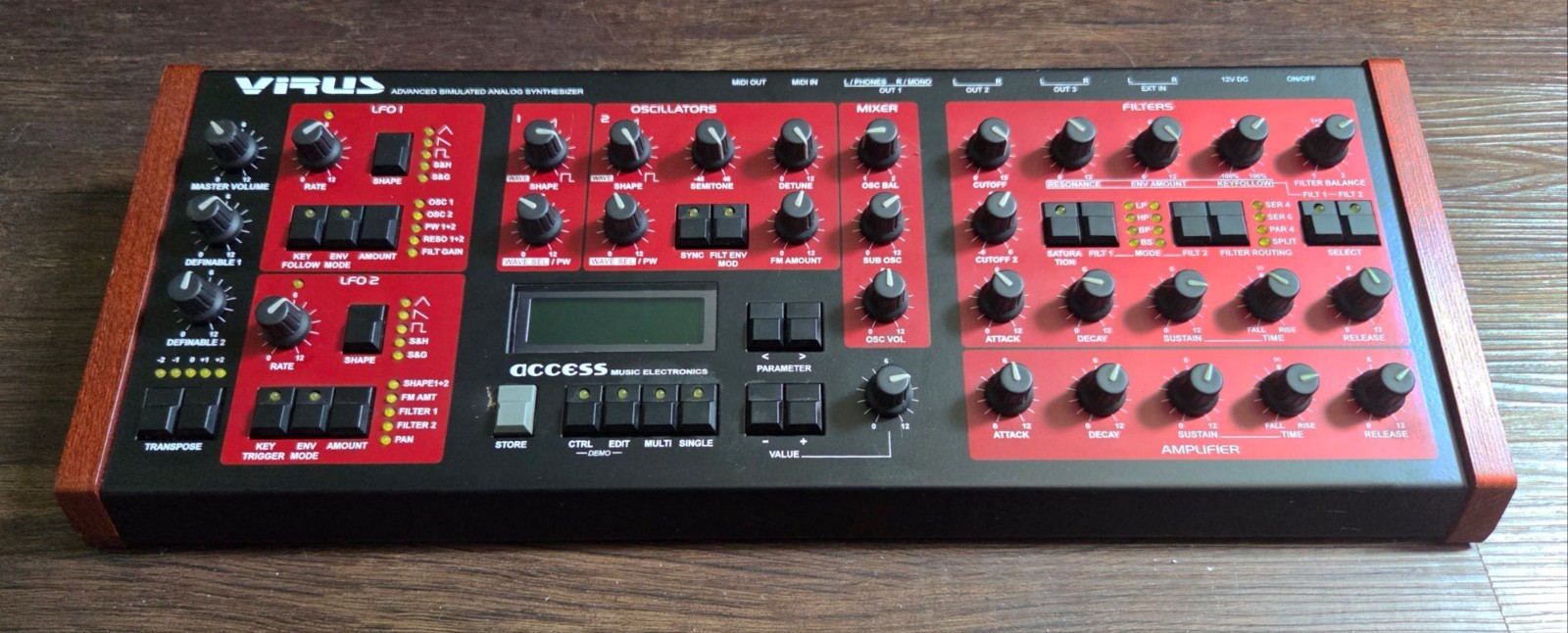 Access Virus Desktop Digital Synthesizer w/ Arpeggiator, Built-in Effects, midi