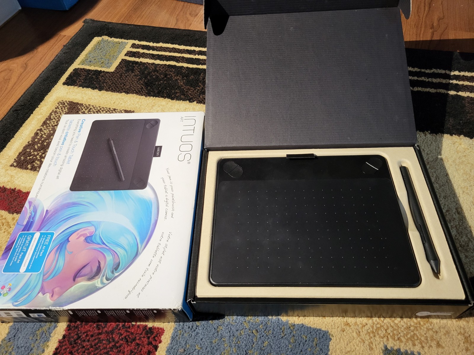 Wacom Intuos Art Small Black Pen & Touch Tablet CTH490