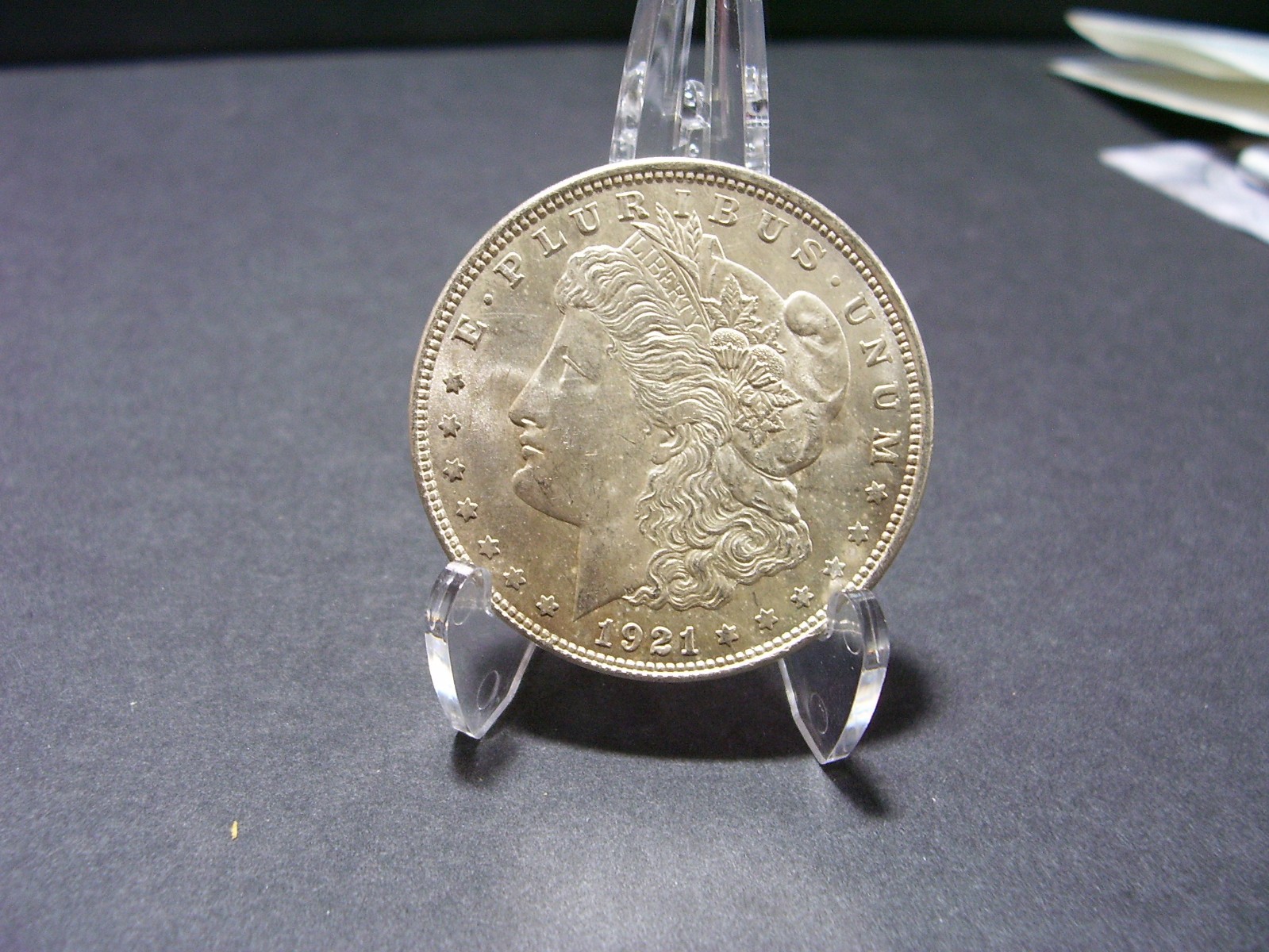 1921-BU  Morgan Silver Dollar, 90% Silver, Very Good Condition :