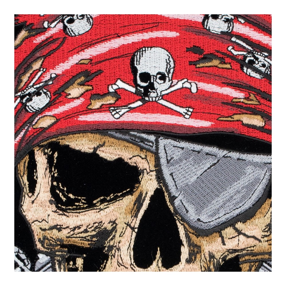 Pirate Skull & Guns Patch, Pirate Back Patches