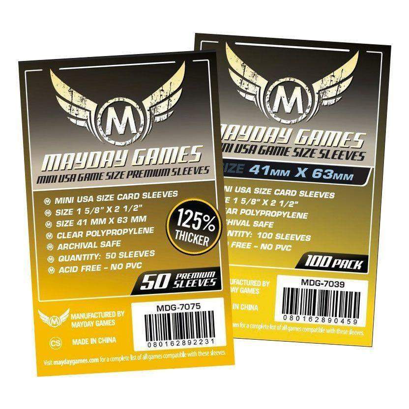 Mini USA Card Sleeves (41x63mm)