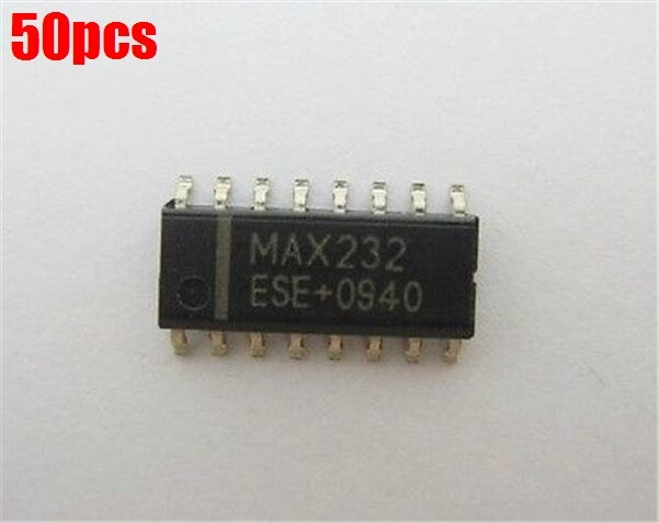 50Pcs MAX232ESE MAX232 SOP-16 Maxim Chip ve