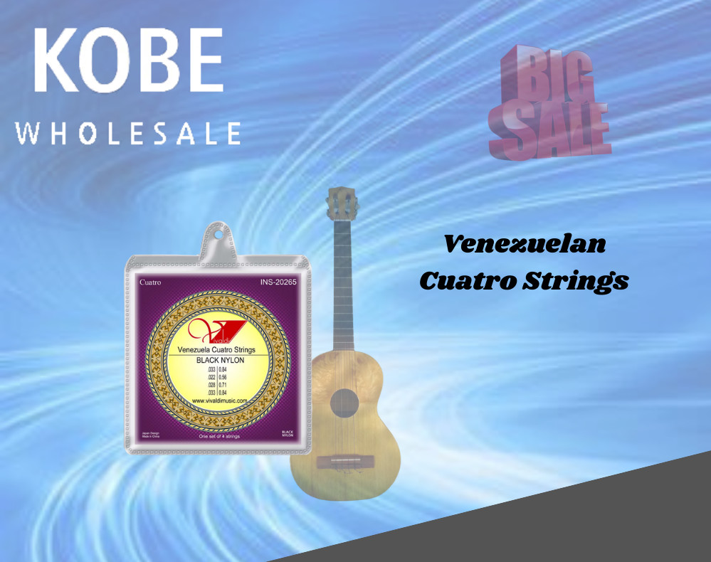 10 PACK Venezuela Cuatro String Black Nylon