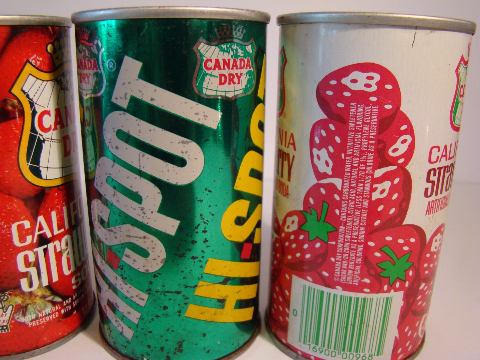 Canada Dry Cans Lot Of 4 Different