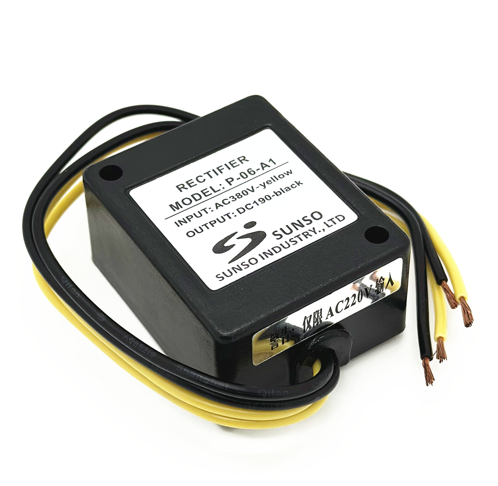 SUNSO P-06-A1 INPUT AC380V OUTPUT DC190V Brake Rectifier Module Device