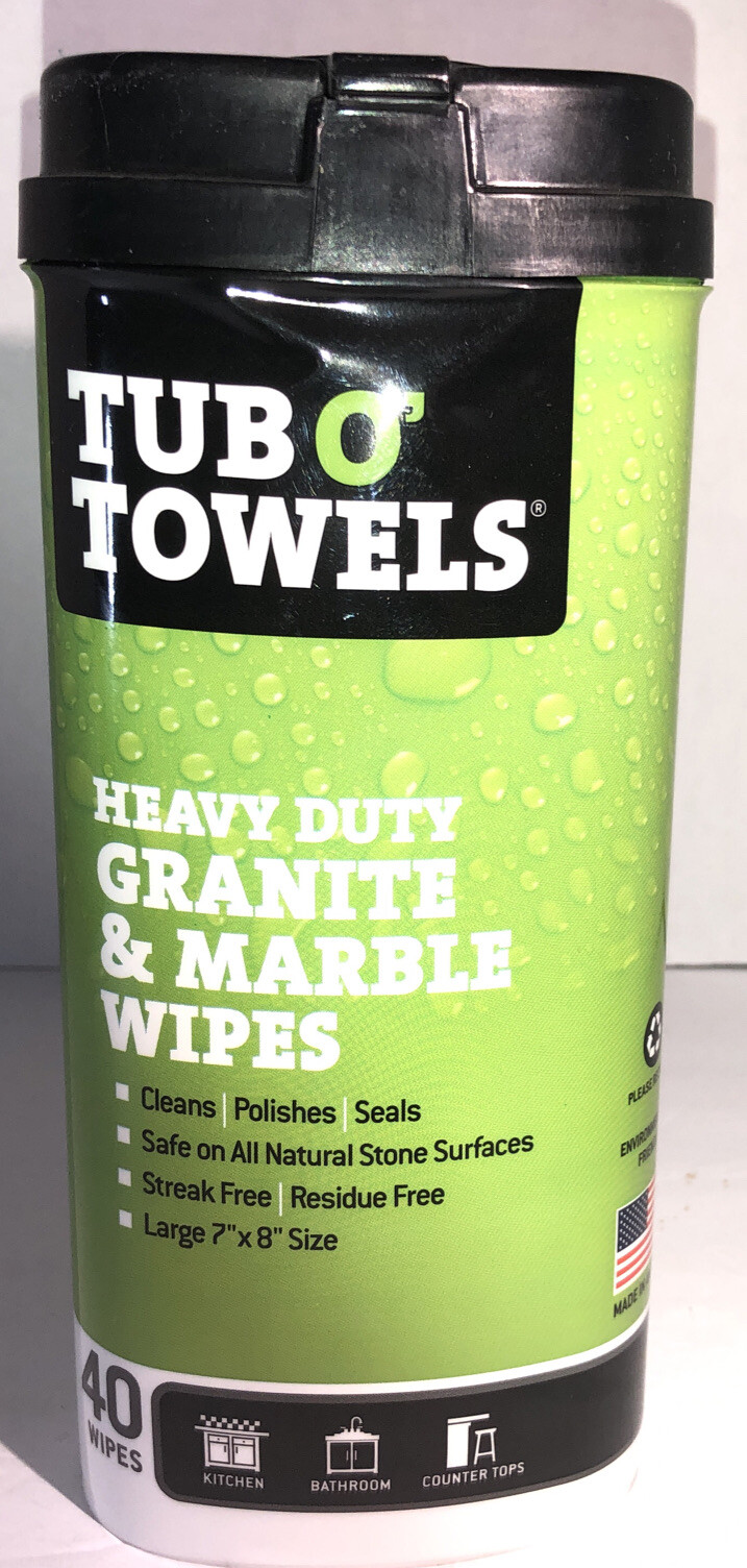 Tub O' Towels Fiber Weave Cleaning Wipes 7 in. W x 8 in. L