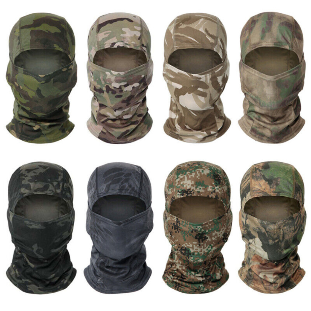 Tactical Balaclava Full Face Mask Military Hat Hunting Cycling Army Bandana Hood