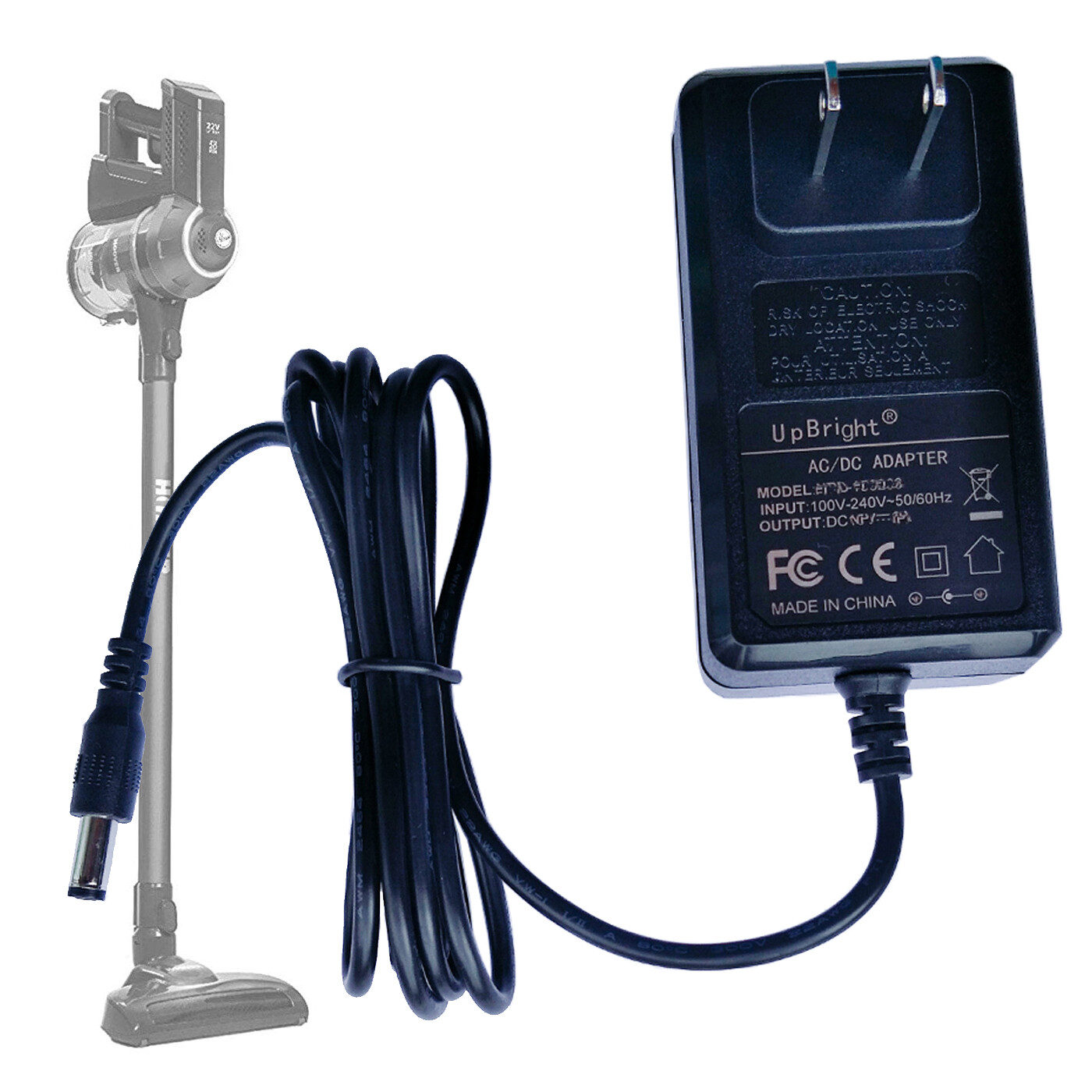 AC Adapter For Deik Cordless Vacuum Cleaner ZB1516 2 in 1 Cordless Stick Vacuum