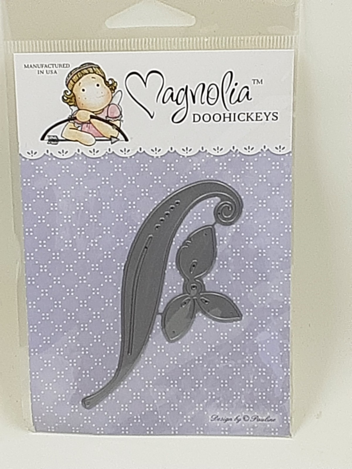 NEW Magnolia Doohickeys Swirl W/Flower Die SM12 Designed By Pauline 3.75x2.25