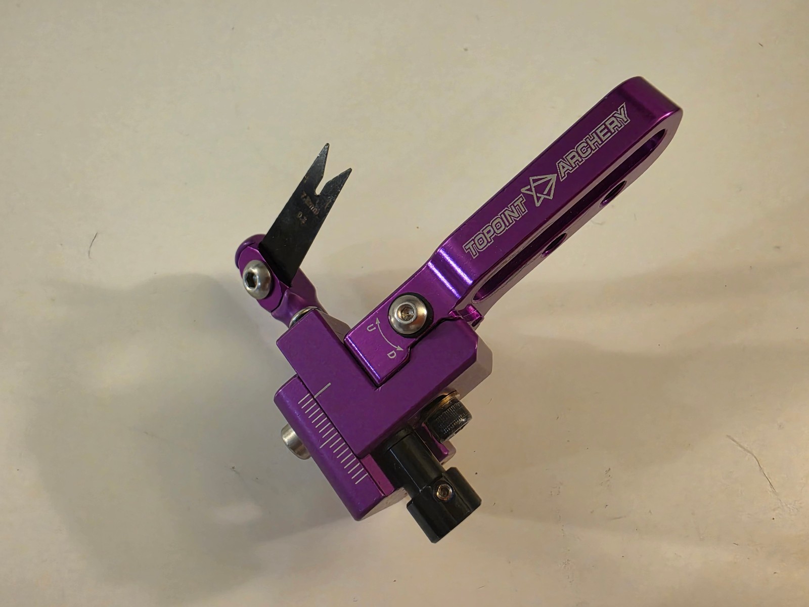 Toppoint Archery Arrow Rest....Compound Bow...Micro Adjust...Purple