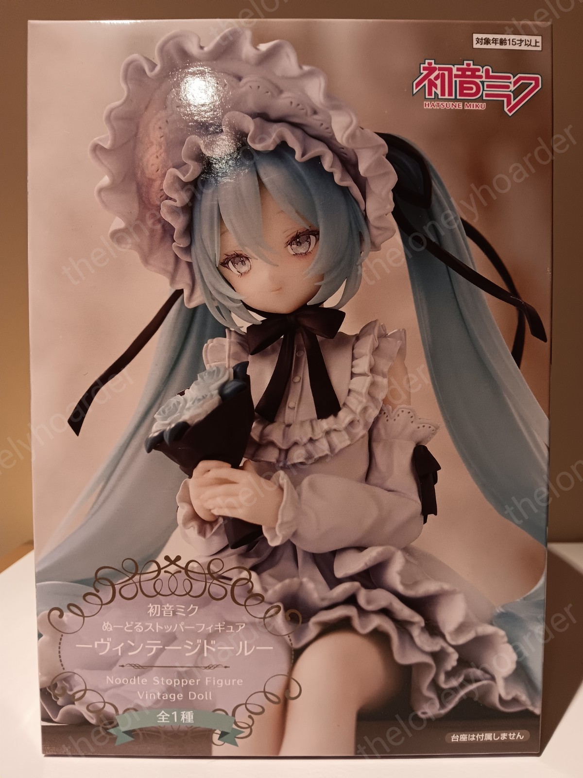 Hatsune Miku Vintage Doll Noodle Stopper Figure FuRyu New US Seller