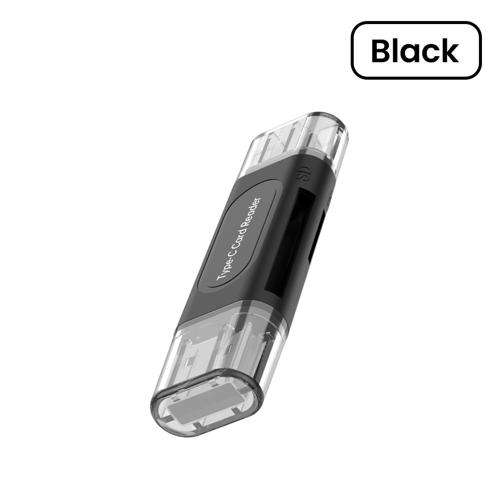 4 in 1 USB C Card Reader SD TF Memory Card Adapter External Storage