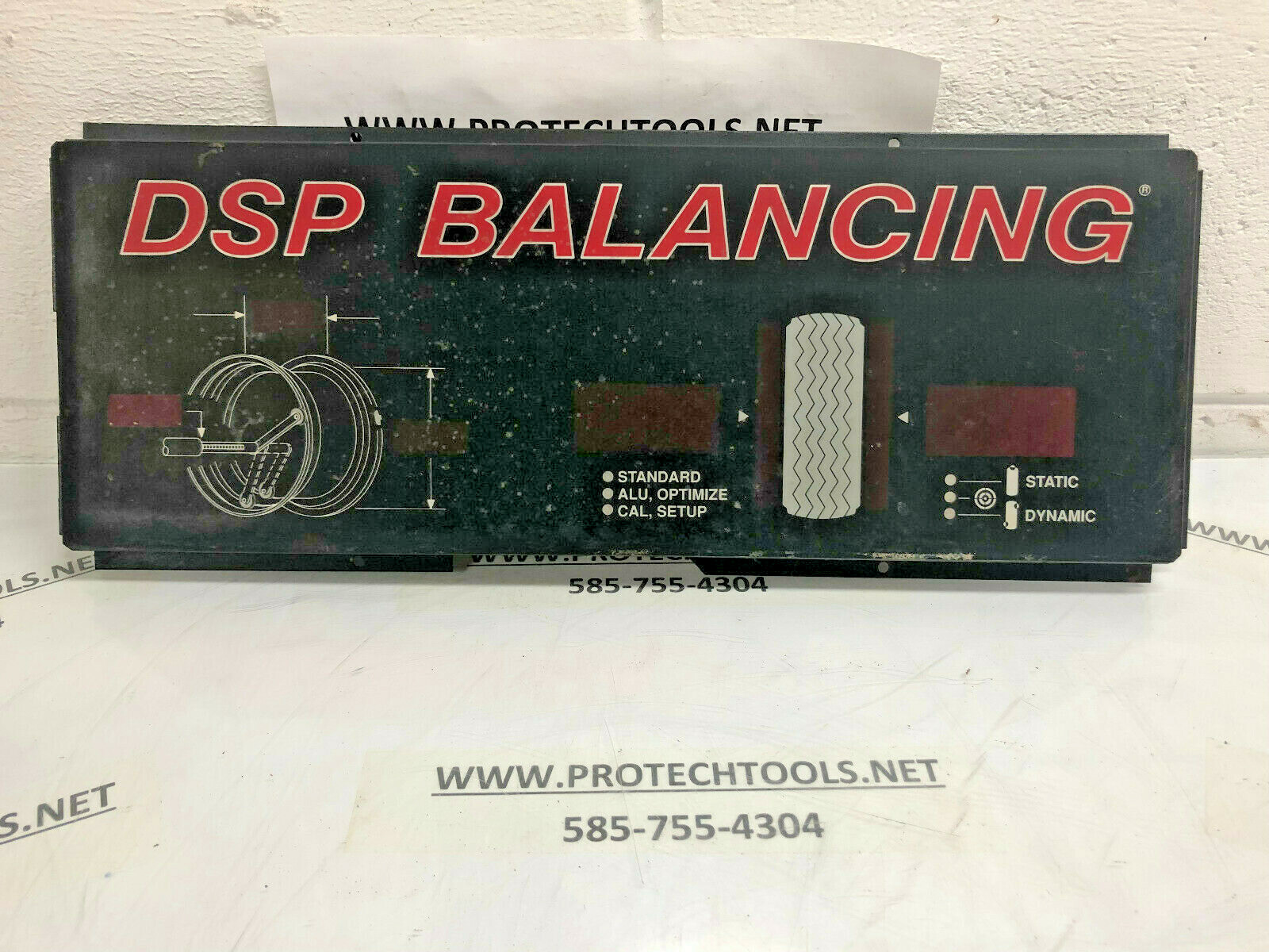 Hunter DSP9000 9500 Wheel Balancer 227-44-1 Outer Display Panel Only No LED P295
