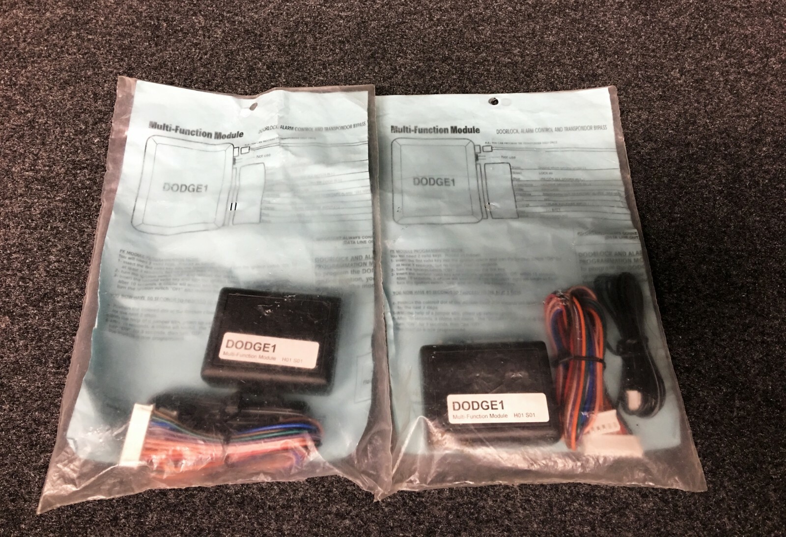 AST DODGE1 MULTI FUNCTION MODULE DOORLOCK, ALARM CONTROL AND TRANSPONDER BYPASS