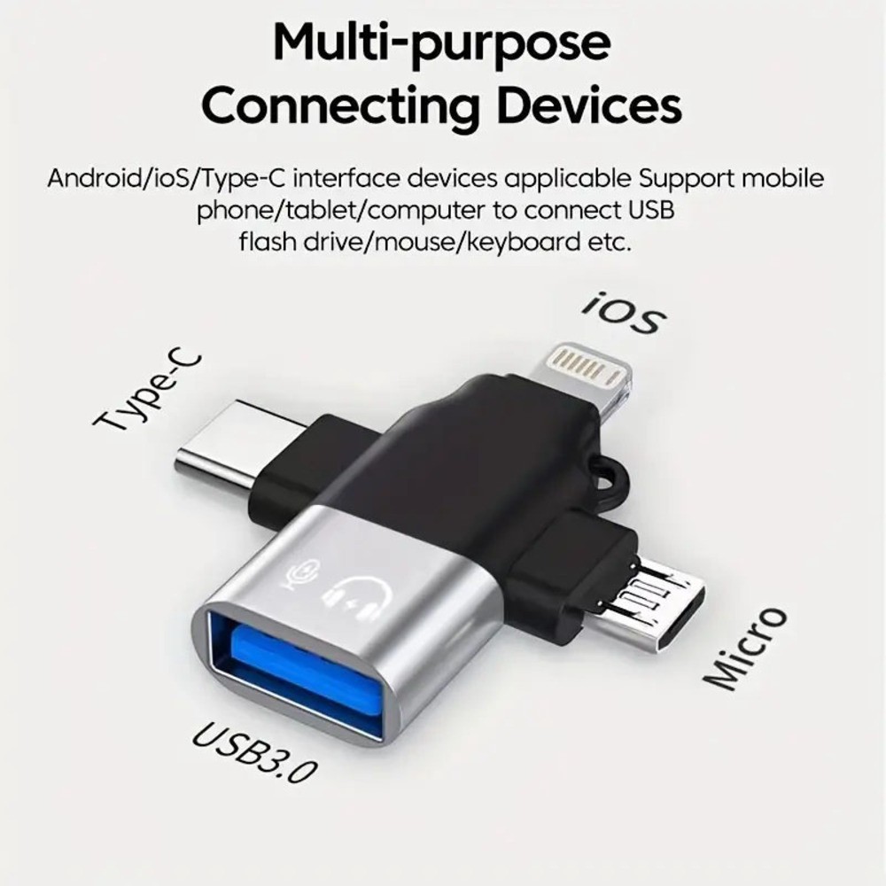 4 In 1 OTG Adapter