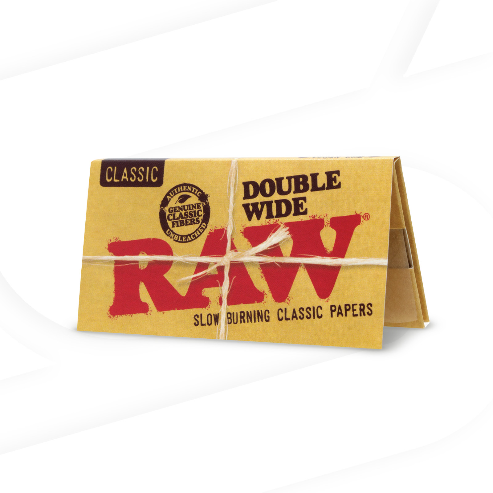 RAW Classic Double Wide Rolling Papers | Full Box | 50 units per box