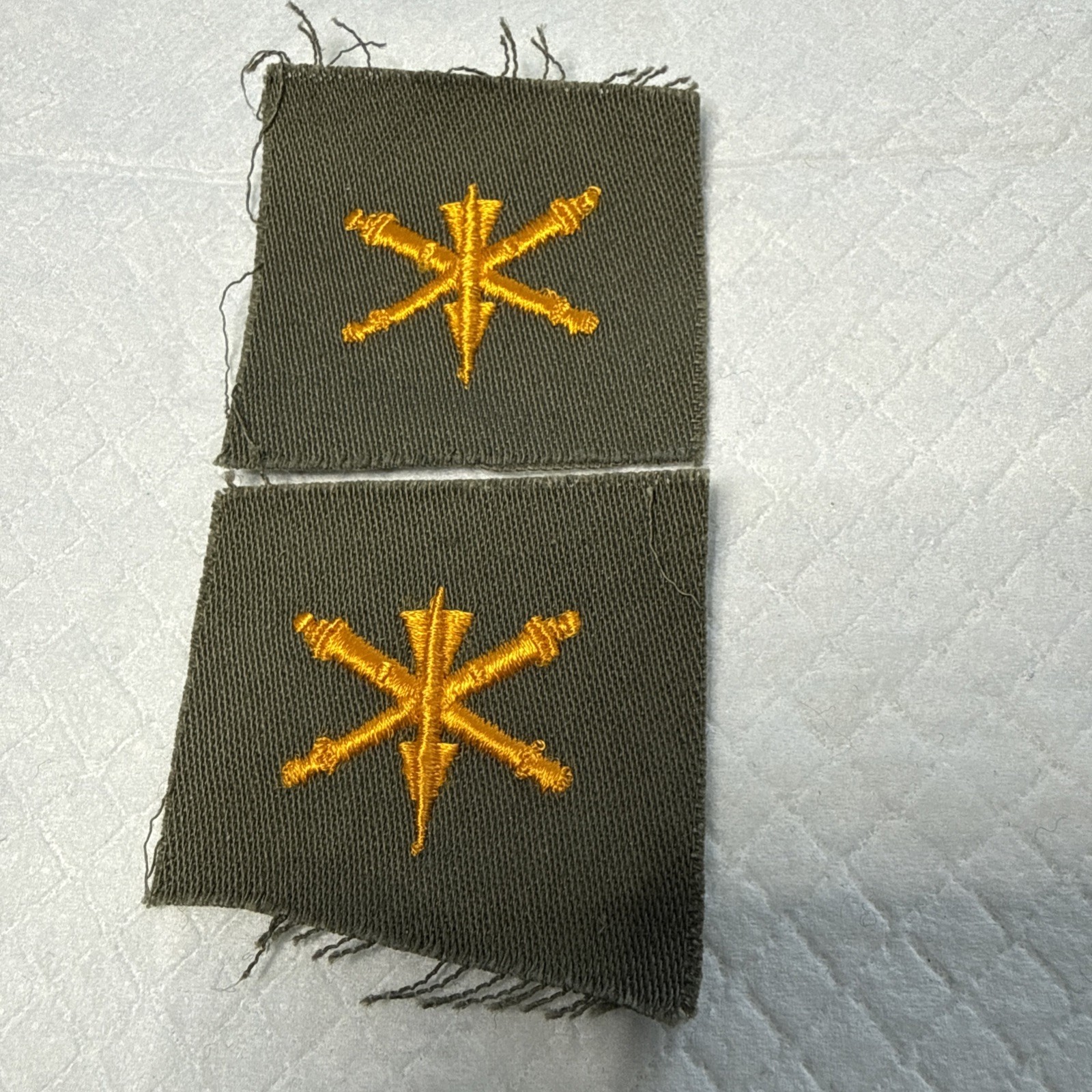 Vietnam War US Army Air Defense Artillery Officer Cloth Insignia #734