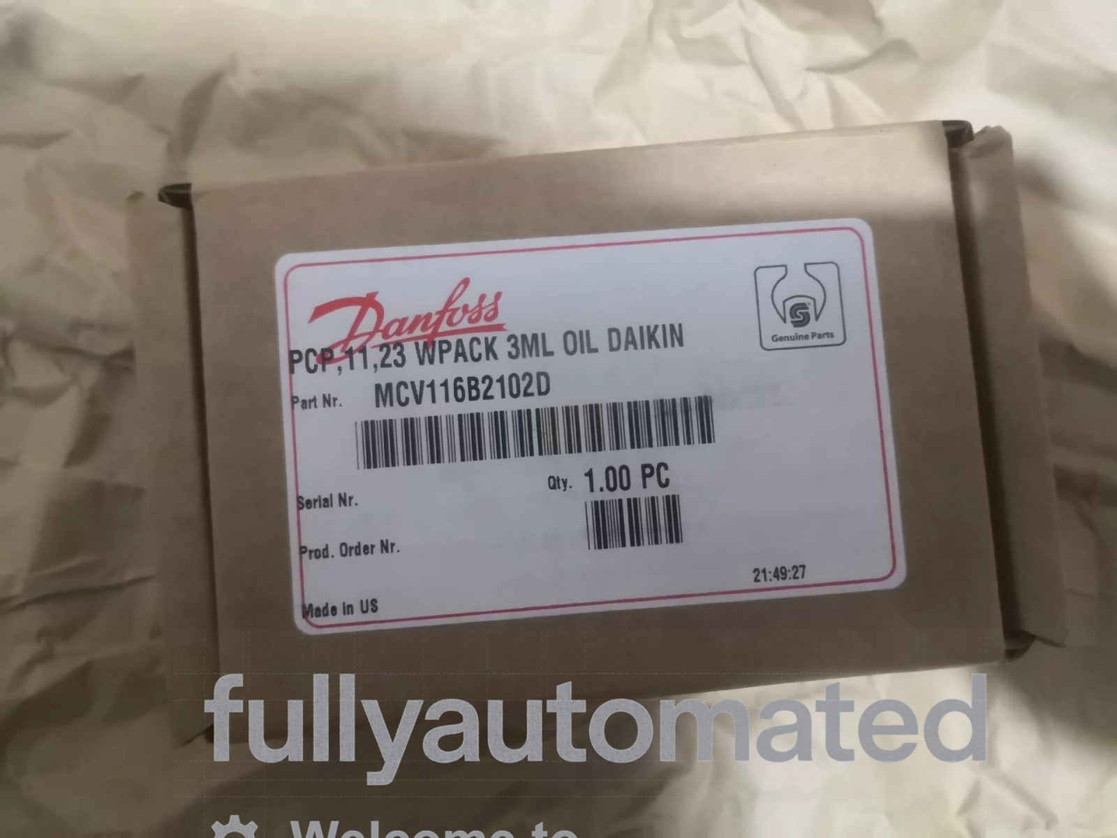 NEW DANFOSS MCV116B2102D control valve By DHL or FedEX