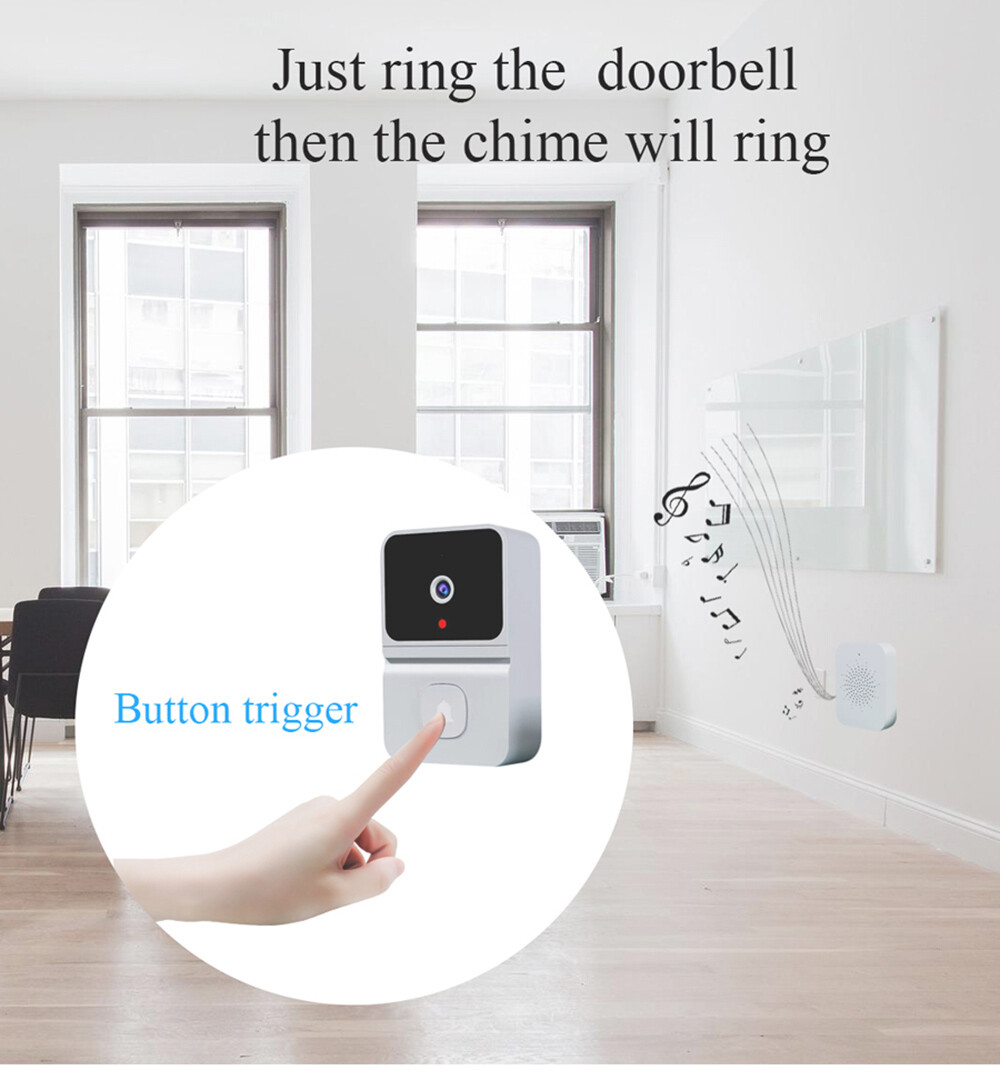 Smart Wireless WiFi Doorbell Camera Chime Phone Door Ring Intercom Security Bell